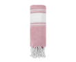 Katoenen handdoek pareo met details aan beide uiteinden 180g/m2 kleur roze