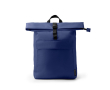 Eco polyester rugzak met uitbreidbaar hoofdvak voor 15'' kleur marineblauw