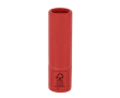 Lippenbalsem met SPF 15 in FSC-gecertificeerde verpakking van gerecycled karton kleur rood