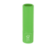 Lippenbalsem met SPF 15 in FSC-gecertificeerde verpakking van gerecycled karton kleur groen