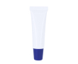 Lippenbalsem in crèmeformaat in witte tube met gekleurde dop SPF15 kleur blauw