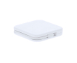 Vierkante powerbank van ABS met type C aansluiting 1.200 mAh kleur wit