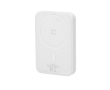 Powerbank voor mobiele telefoons met magnetische Magsafe-5.000 mAh kleur wit