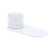 Draadloze oplader met witte en multikleurige lamp 15W kleur wit