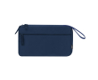 Reisspeciale RPET etui met kabelorganizer kleur marineblauw