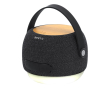 Speaker-oplader met LED-verlichting en draaghendel 15W kleur zwart