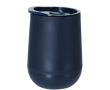 Take away mok met dubbele wand, ronde basis en deksel 320ml kleur marineblauw