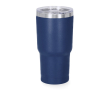 Thermosbeker van roestvrij staal met doseerdop in het deksel 530ml kleur marineblauw