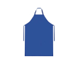 Schort van waterdicht materiaal met bijpassende linten, 320 g/m² kleur blauw