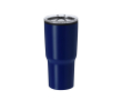 Roestvrijstalen beker met dubbele wand en dispenser, 580 ml kleur marineblauw