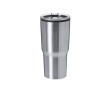 Roestvrijstalen beker met dubbele wand en dispenser, 580 ml kleur zilver