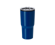 Roestvrijstalen beker met dubbele wand en dispenser, 580 ml kleur blauw