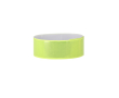 Personaliseerbare reflecterende armband met automatische sluiting kleur geel