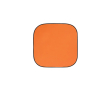 Klein opvouwbaar polyester zonnescherm in diverse kleuren, 70 x 70 cm kleur oranje
