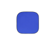 Klein opvouwbaar polyester zonnescherm in diverse kleuren, 70 x 70 cm kleur blauw