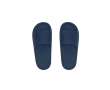 Eénkleurige slippers met brede band over de wreef kleur marineblauw