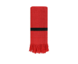 Katoenen handdoek met bijpassende franjes, 290 g/m² kleur rood