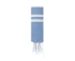 Dunne katoenen en polyester pareo met strepen, 150 g/m² kleur marineblauw