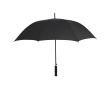 Windbestendige RPET-polyester automatische paraplu met logo, Ø120 cm kleur zwart