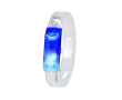 LED-armband voor evenementen met aan/uit-schakelaar kleur lichtblauw