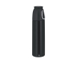 Thermosfles van gerecycled roestvrij staal met 120 ml beker, 500 ml kleur zwart