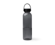Lekvrije drinkfles van gerecycled plastic, afgeschuind 550 ml kleur zwart