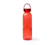 Lekvrije drinkfles van gerecycled plastic, afgeschuind 550 ml kleur rood