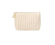 Chique toilettas van gerecycled katoen in crèmekleur, 120 g/m² kleur naturel