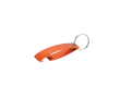 Klassieke flesopener-sleutelhanger van GRS-gerecycled aluminium kleur oranje