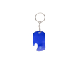Rechthoekige flesopener-sleutelhanger van GRS-gerecycled aluminium kleur blauw