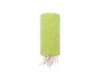 Dunne pareo van gerecycled katoen en RPET met witte franjes, 180 g/m² kleur lichtgroen