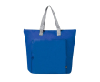 Opvouwbare RPET-koeltas met ritssluiting en handvatten, 4 kg kleur blauw