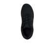 Alledaagse sneakers met bijpassende veters en witte zool kleur zwart