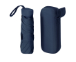 Windbestendige paraplu met handmatige opening in harde hoes, Ø90 cm kleur marineblauw