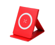 Magnetische draadloze oplader met opvouwbare standaard voor mobiel kleur rood