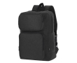 Zachte RPET-polyester rugzak voor tablet en laptop tot 15 inch kleur zwart