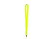 Neon gekleurde polyester lanyard bedrukken met draaibare haak kleur neon geel