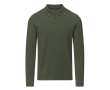 Unisex poloshirt met lange mouwen van katoen 220 g/m² - MKT Charlot kleur groene fles