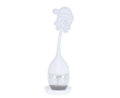 Thee-infuser met kerstdesign van siliconen en roestvrij staal kleur wit