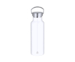 RVS thermosfles met draaglus 500 ml kleur wit