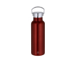 RVS thermosfles met draaglus 500 ml kleur rood
