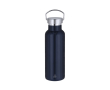 RVS thermosfles met draaglus 500 ml kleur marineblauw