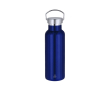 RVS thermosfles met draaglus 500 ml kleur blauw