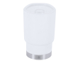 Dubbelwandige thermobeker to go met sluitdop 380 ml kleur wit