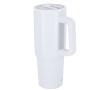 RVS thermosfles met handvat 870 ml kleur wit