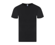 Kinder T-shirt van katoen single jersey korte mouw 150 g/m² kleur zwart