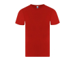 Kinder T-shirt van katoen single jersey korte mouw 150 g/m² kleur rood