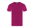 Kinder T-shirt van katoen single jersey korte mouw 150 g/m² kleur fuchsia