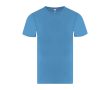 Kinder T-shirt van katoen single jersey korte mouw 150 g/m² kleur turkoois