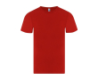 T-shirt met korte mouwen van katoen met ronde hals 150 g/m² kleur rood